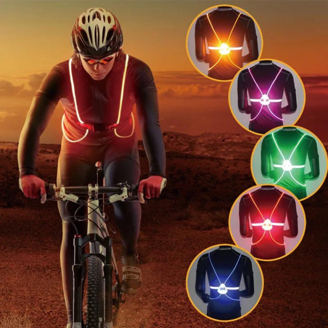 CHALECO CON LUZ LED